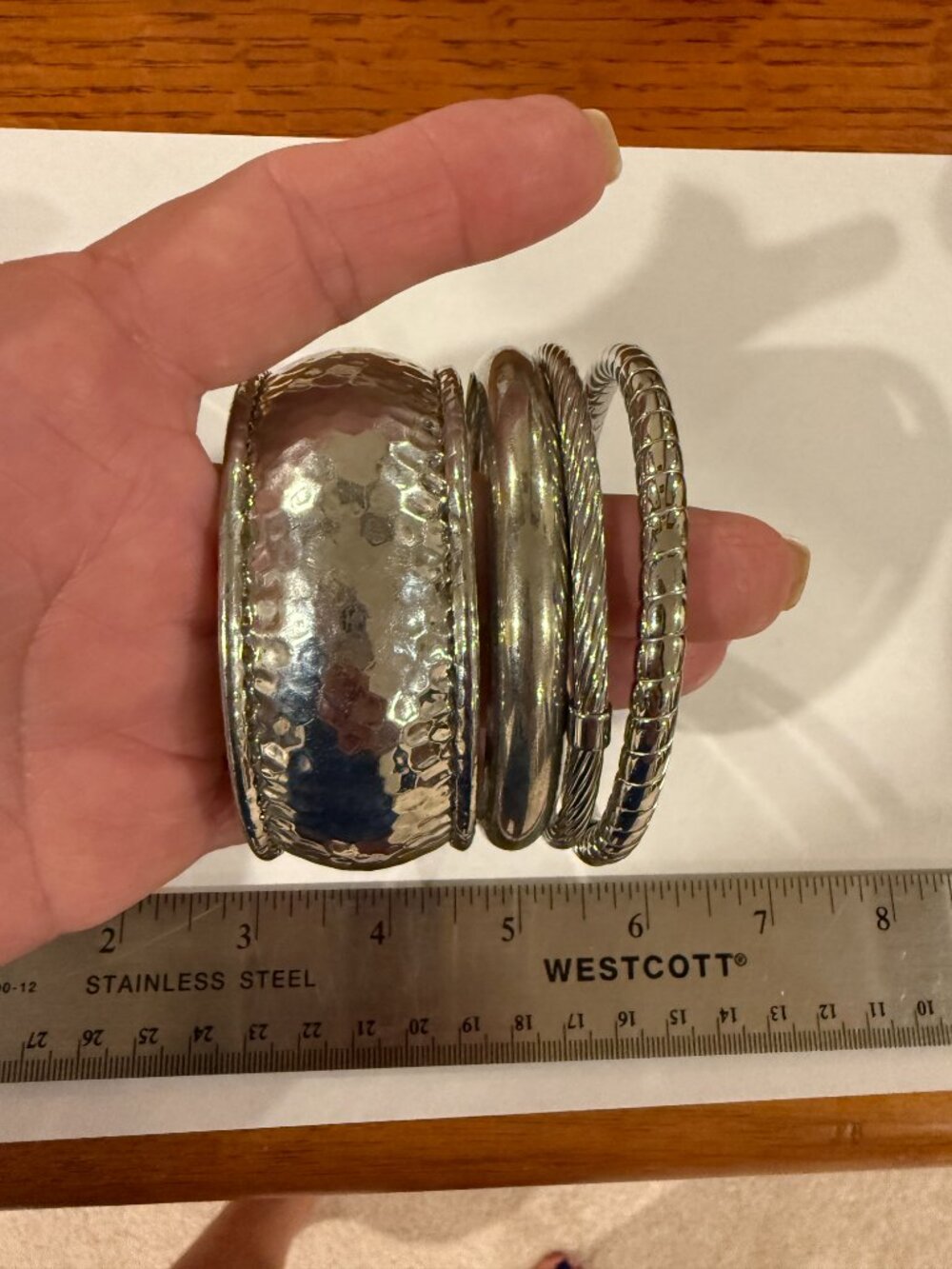Silver Bangles